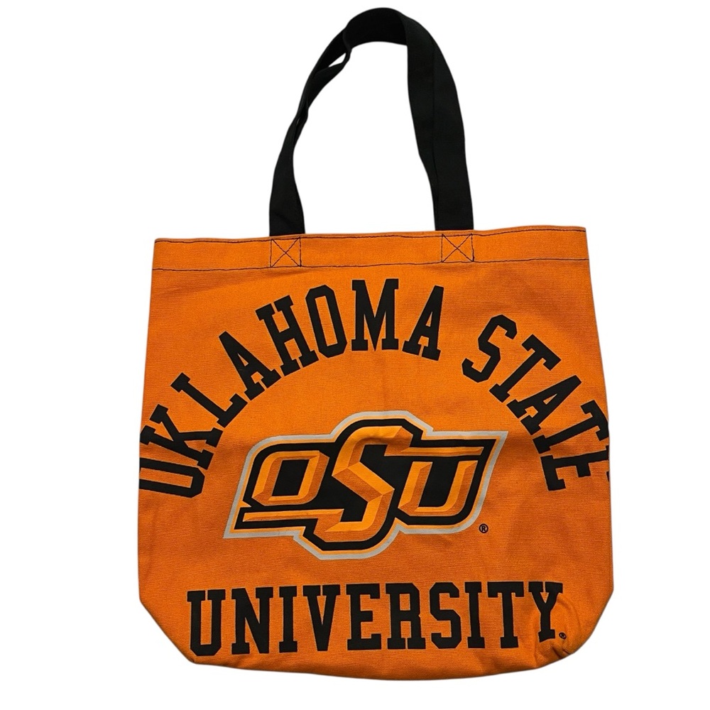 Oklahoma State University Orange Canvas Tote Bag OSU Cowboys Ashley M